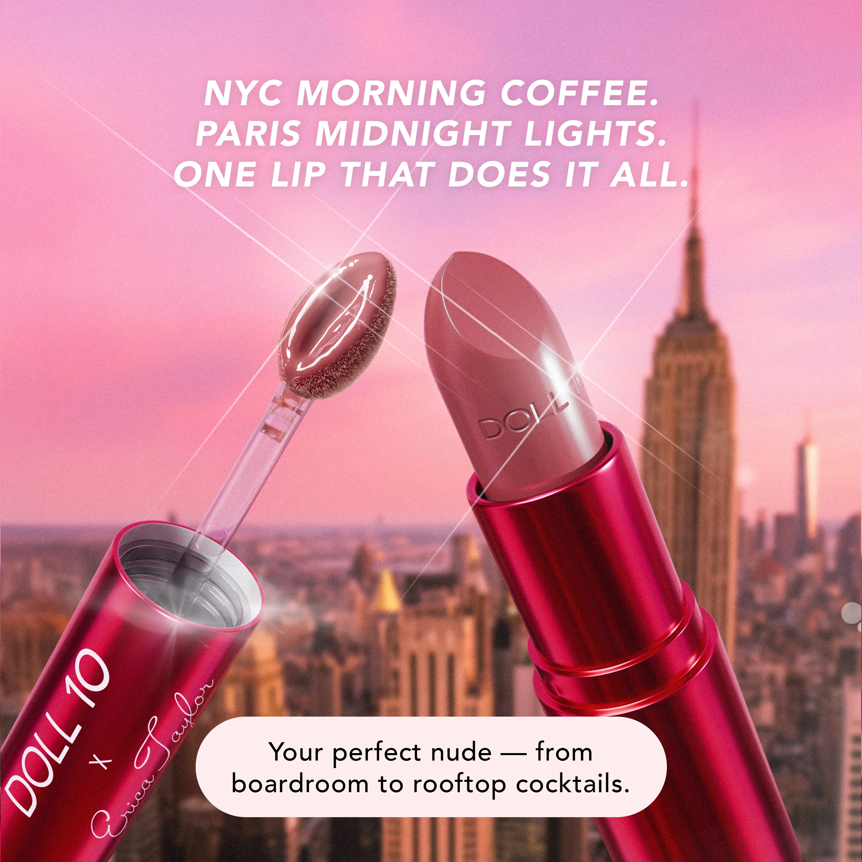 Erica Taylor X Doll10 Beauty Lip Wardrobe and Liner - Image 10