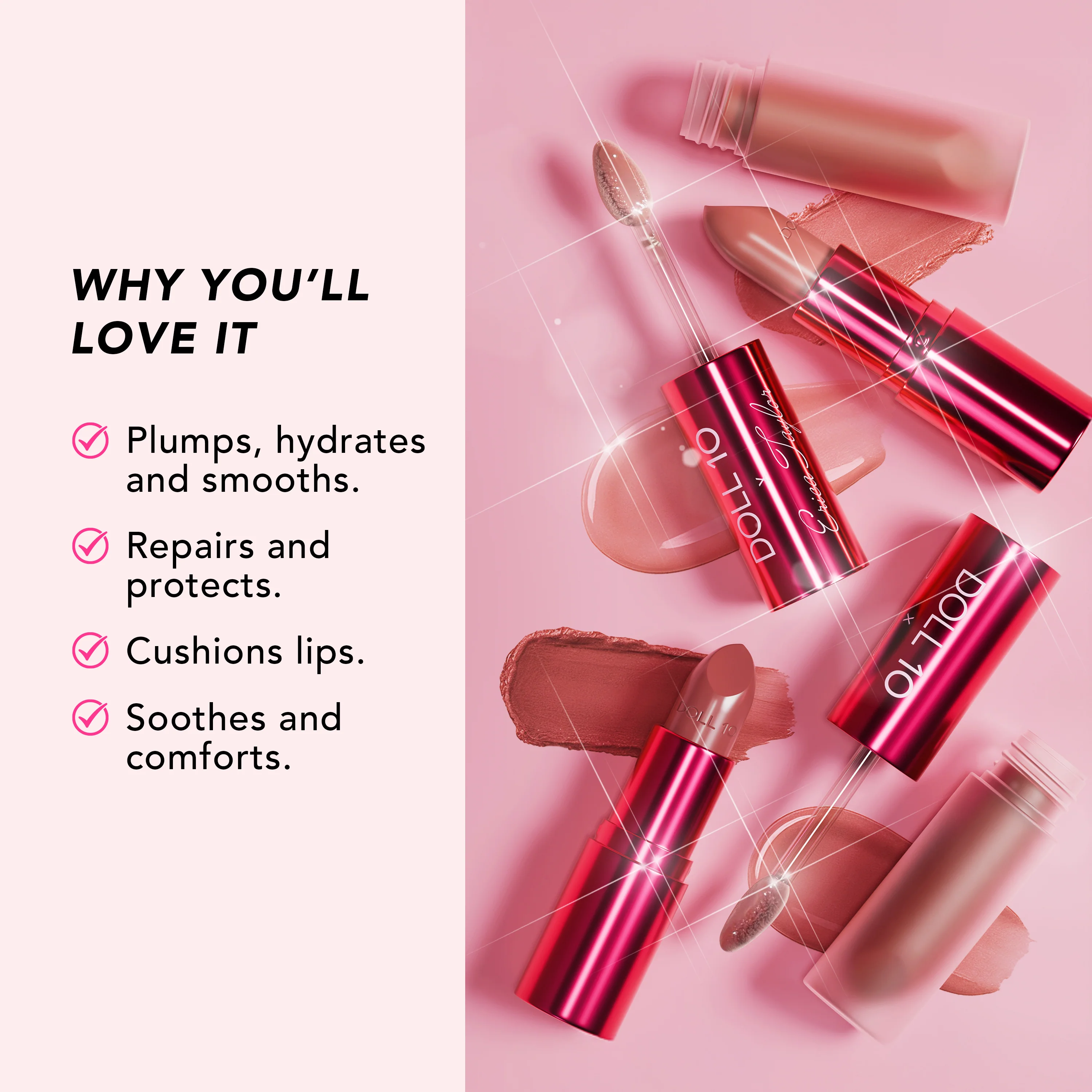 Erica Taylor X Doll10 Beauty Lip Wardrobe and Liner - Image 4